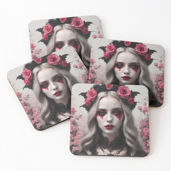 Item preview, Beautiful gothic woman designed and sold by Spooky Witch Dream.