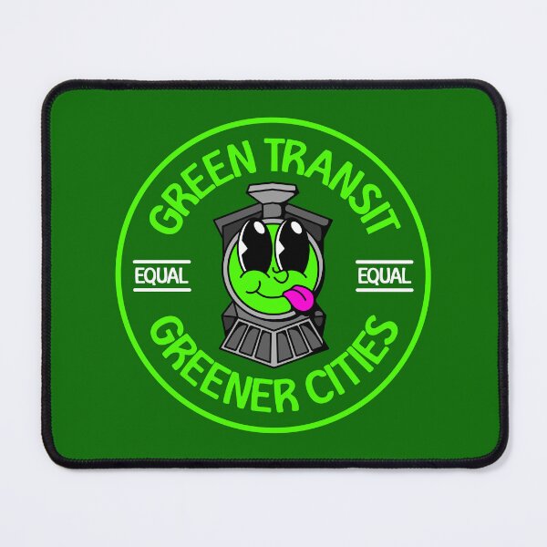 Item preview, Green Transit Equals Greener Cities - Green Urban Planning designed and sold by Picket Club.