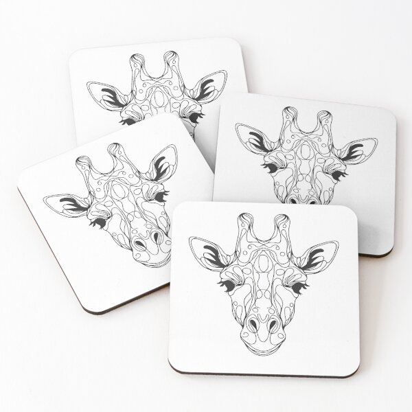 Item preview, Line Art: Giraffe designed and sold by CreativeSparkzz.