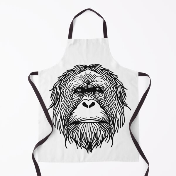 Artikelvorschau, Line Art: Orang-Utan entworfen und verkauft von CreativeSparkzz.