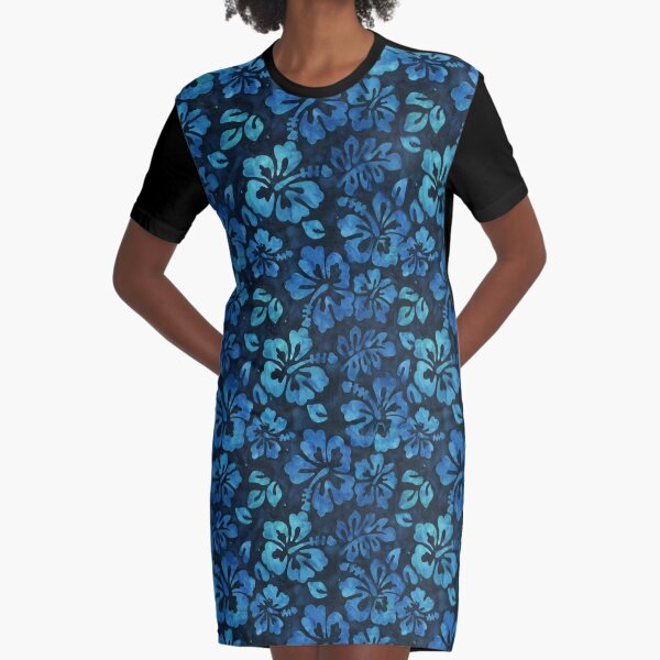 Item preview, Hawaiian Ocean Blue Hibiscus designed and sold by J Marielle Designs.