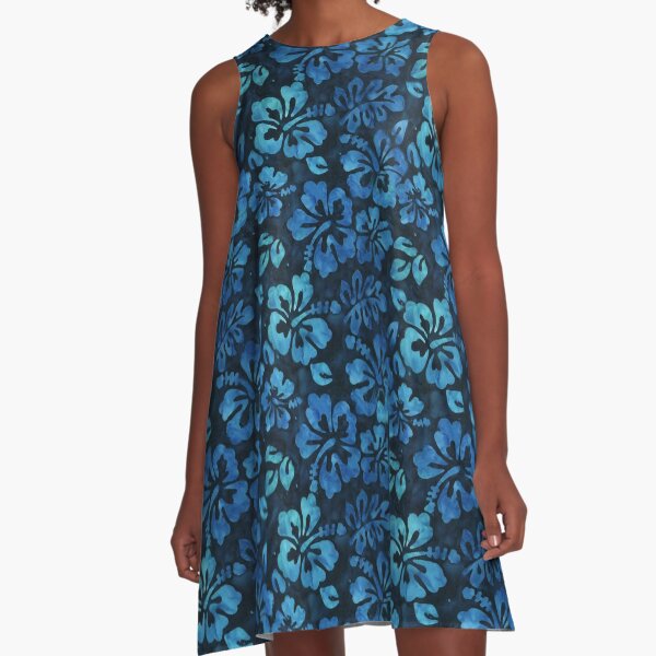 Artikel-Vorschau von Hawaiianischer ozeanblauer Hibiskus, designt und verkauft von J Marielle Designs.