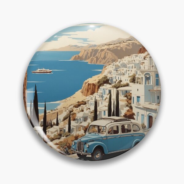 Item preview, Argos Greece Vintage Poster Tourism  designed and sold by TravelersGems.