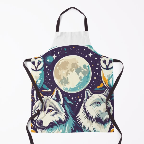 Item preview, Wolves And Owls Moonlit designed and sold by Designowner.