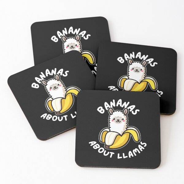 Item preview, Bananas About Llamas: Funny Graphic with a Llama Pun Saying designed and sold by CrystalCrush.