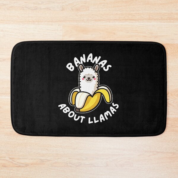 Item preview, Bananas About Llamas: Funny Graphic with a Llama Pun Saying designed and sold by CrystalCrush.