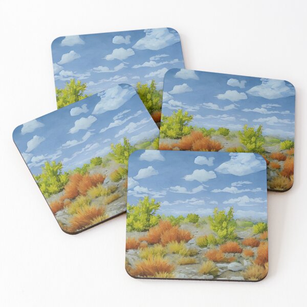 Item preview, A colorful desert scene designed and sold by Paw's Arts.