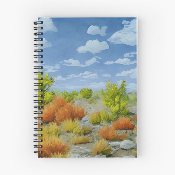 Item preview, A colorful desert scene designed and sold by Paw's Arts.