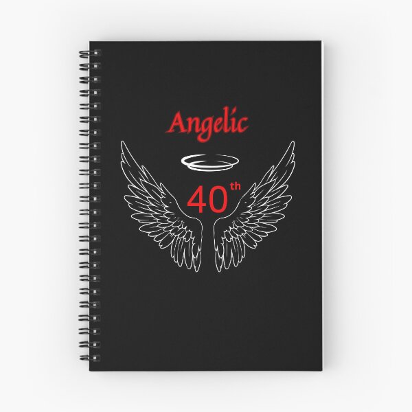 Item preview, Angelic 40th it's a perfect T-shirt idea for a special birthday girl,  designed and sold by Magrosa.