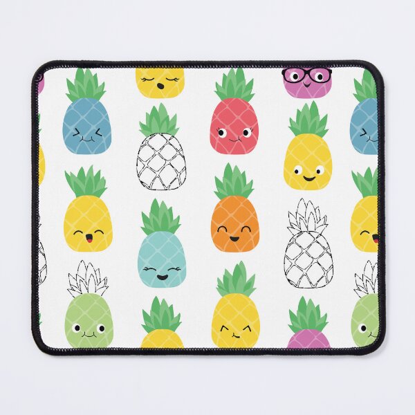 Item preview, Cute Colorful Pineapples Food Kids Pattern designed and sold by SamAnnDesigns.
