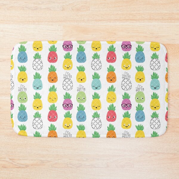 Item preview, Cute Colorful Pineapples Food Kids Pattern designed and sold by SamAnnDesigns.