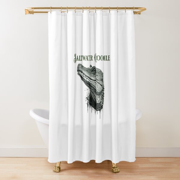 Crocodile Shower Curtains for Sale