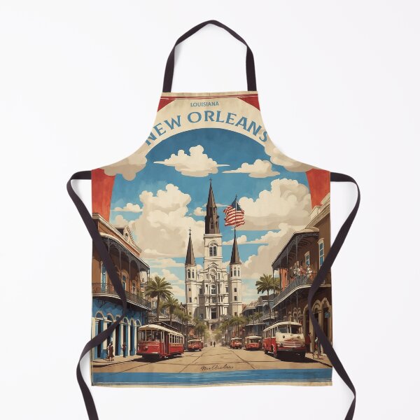 Item preview, New Orlands USA Vintage Poster Tourism  designed and sold by TravelersGems.
