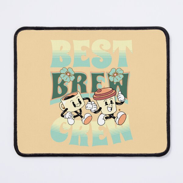 Item preview, Best brew crew, retro vintage funny coffee and tea cup designed and sold by BritishDelights.