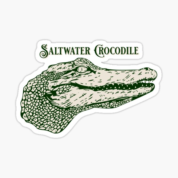 Artikel-Vorschau von Salzwasserkrokodil-Grafik, designt und verkauft von nicheteees.