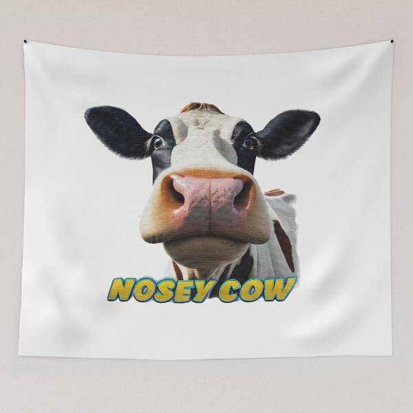 Item preview, NOSEY COW designed and sold by jnsmerchstore.