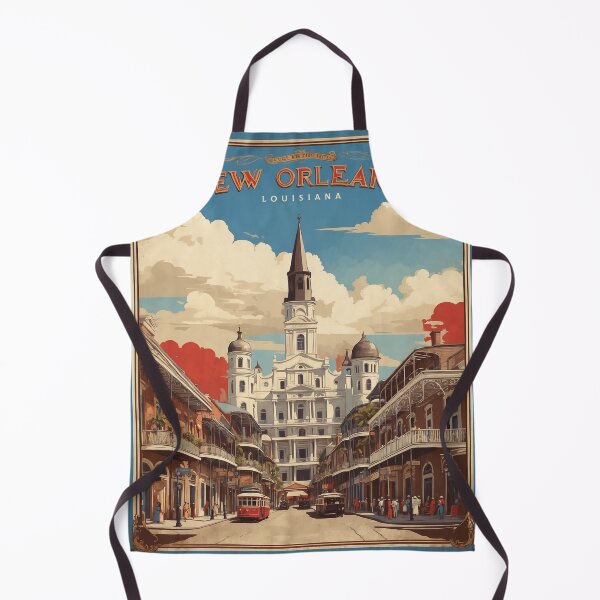 Item preview, New Orlands USA Vintage Poster Tourism  designed and sold by TravelersGems.