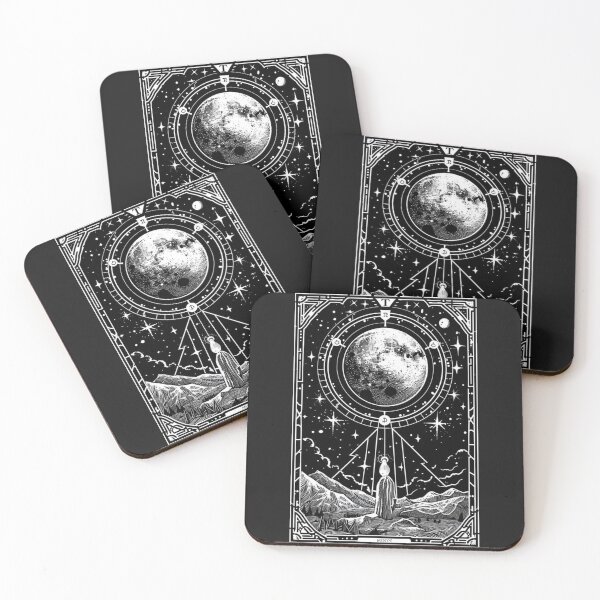 Item preview, Tarot Card Moon I Spirituality, Esotericism, Occult designed and sold by VisionaryVortx.