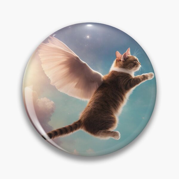Item preview, Angel Cat in Galaxy Sky designed and sold by AnimaliaStar.