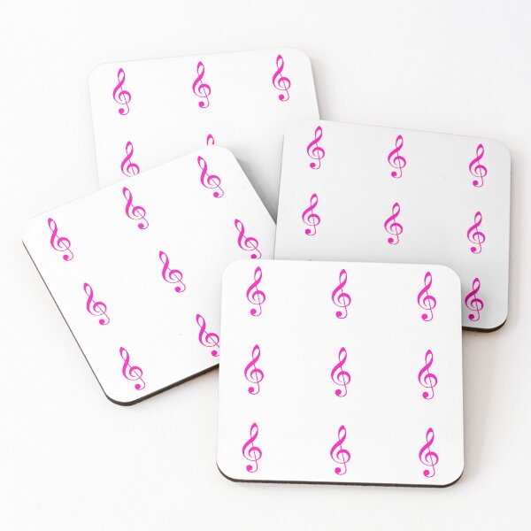 Item preview, Treble clef pack - Pink - Classical music pack designed and sold by Inspirationmotivation.