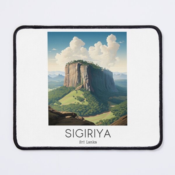 Item preview, A Vintage Travel Illustration of Sigiriya - Sri Lanka designed and sold by GoodOldVintage.