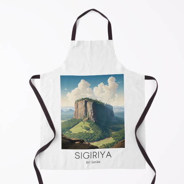Item preview, A Vintage Travel Illustration of Sigiriya - Sri Lanka designed and sold by GoodOldVintage.