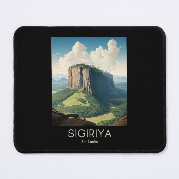 Item preview, A Vintage Travel Illustration of Sigiriya - Sri Lanka designed and sold by GoodOldVintage.