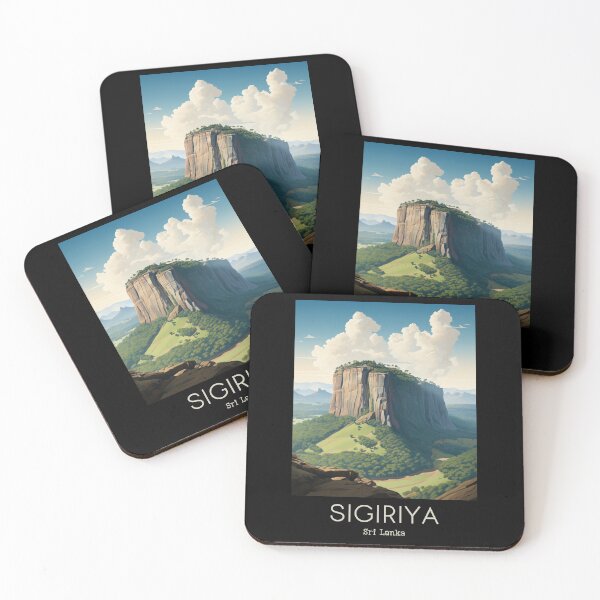 Item preview, A Vintage Travel Illustration of Sigiriya - Sri Lanka designed and sold by GoodOldVintage.