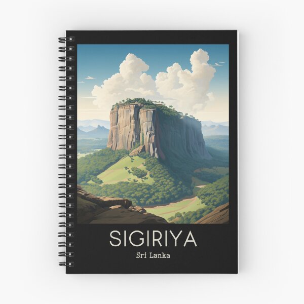 Item preview, A Vintage Travel Illustration of Sigiriya - Sri Lanka designed and sold by GoodOldVintage.