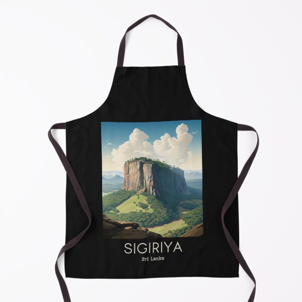 Item preview, A Vintage Travel Illustration of Sigiriya - Sri Lanka designed and sold by GoodOldVintage.