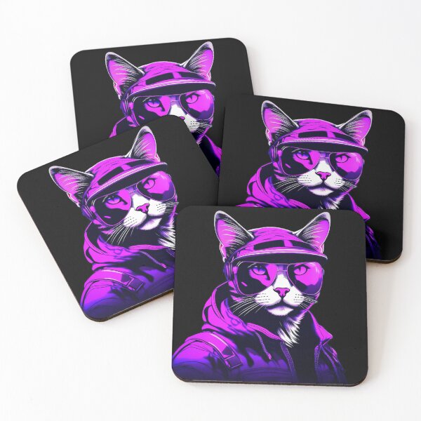 Item preview, Cosmic Distinguished Cat 45 designed and sold by Dose of Dysfunction.