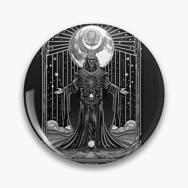Item preview, Tarot Card Moon I Spirituality, Esotericism, Occult designed and sold by VisionaryVortx.