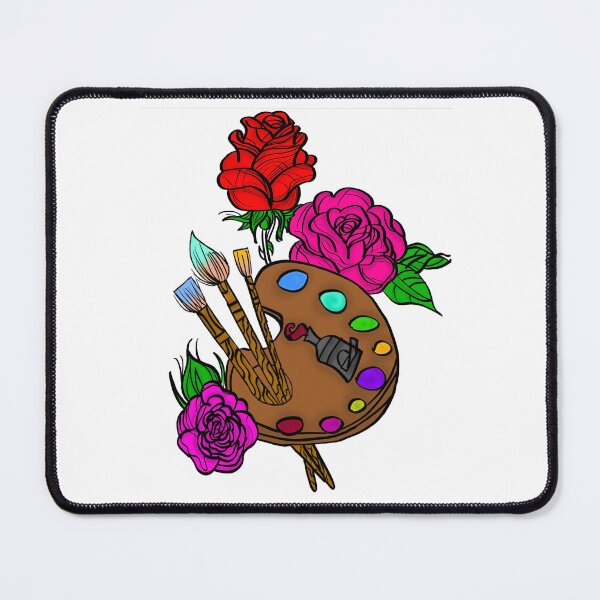 Item preview, Paint Pallet and Roses designed and sold by adumbpansexual.