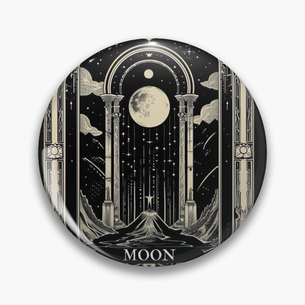Item preview, Tarot Card Moon I Spirituality, Esotericism, Occult designed and sold by VisionaryVortx.