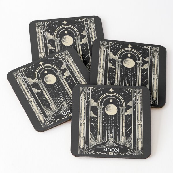Item preview, Tarot Card Moon I Spirituality, Esotericism, Occult designed and sold by VisionaryVortx.