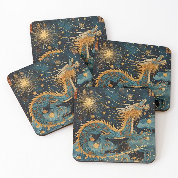 Item preview, Year of the Dragon: Gold Dragon II designed and sold by Pedra Panda.