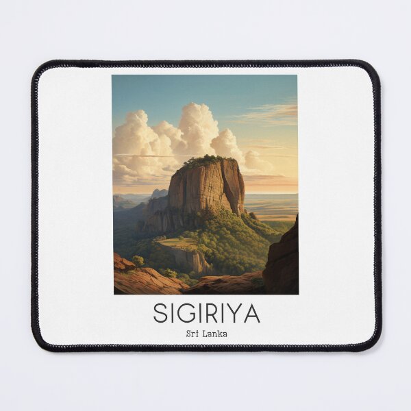 Item preview, A Vintage Travel Illustration of Sigiriya - Sri Lanka designed and sold by GoodOldVintage.
