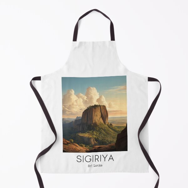 Item preview, A Vintage Travel Illustration of Sigiriya - Sri Lanka designed and sold by GoodOldVintage.