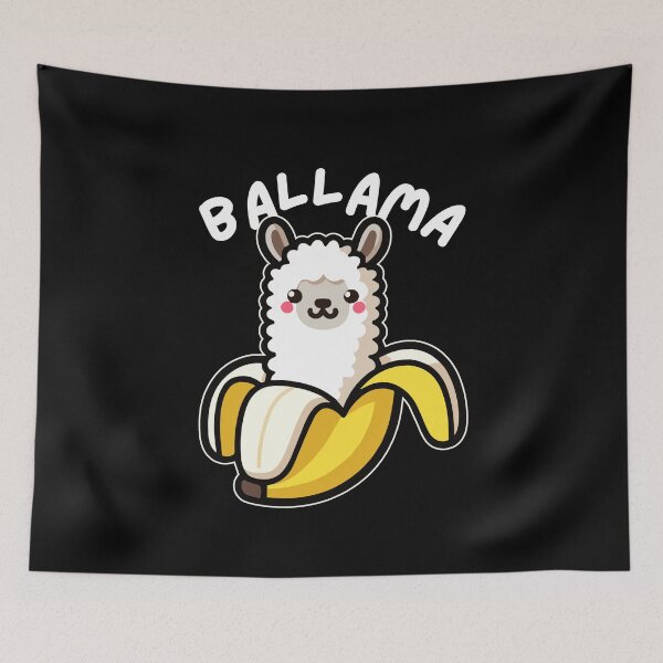 Item preview, Ballama: Funny Graphic with a Llama Pun Saying designed and sold by CrystalCrush.