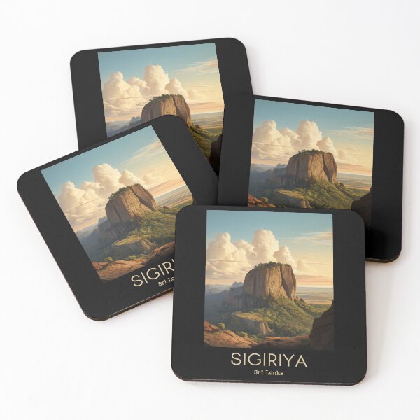 Item preview, A Vintage Travel Illustration of Sigiriya - Sri Lanka designed and sold by GoodOldVintage.