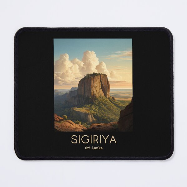 Item preview, A Vintage Travel Illustration of Sigiriya - Sri Lanka designed and sold by GoodOldVintage.