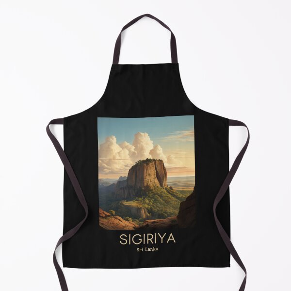Item preview, A Vintage Travel Illustration of Sigiriya - Sri Lanka designed and sold by GoodOldVintage.