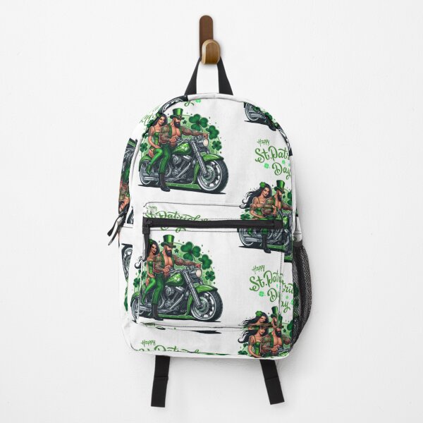 Item preview, Happy Saint Patrick's Day biker style designed and sold by SeeingBeyond.