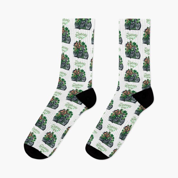 Item preview, Happy Saint Patrick's Day biker style  designed and sold by SeeingBeyond.