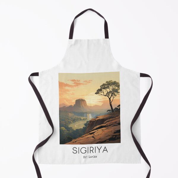 Item preview, A Vintage Travel Illustration of Sigiriya - Sri Lanka designed and sold by GoodOldVintage.