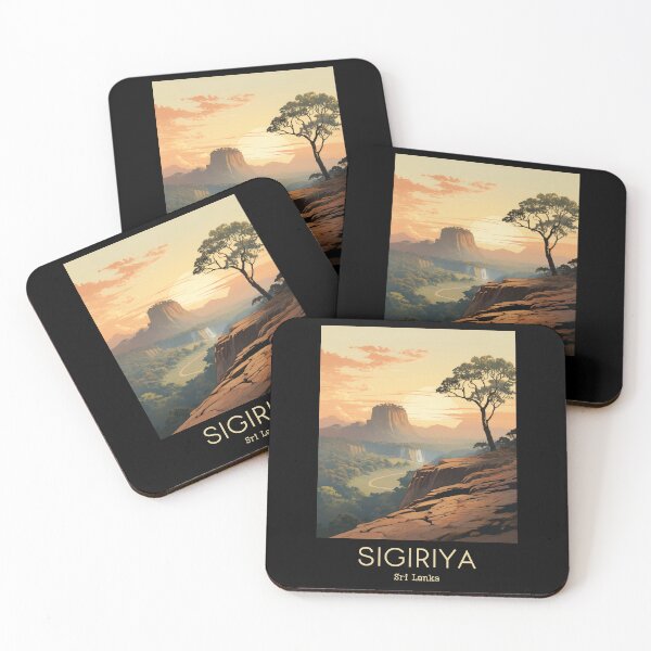 Item preview, A Vintage Travel Illustration of Sigiriya - Sri Lanka designed and sold by GoodOldVintage.