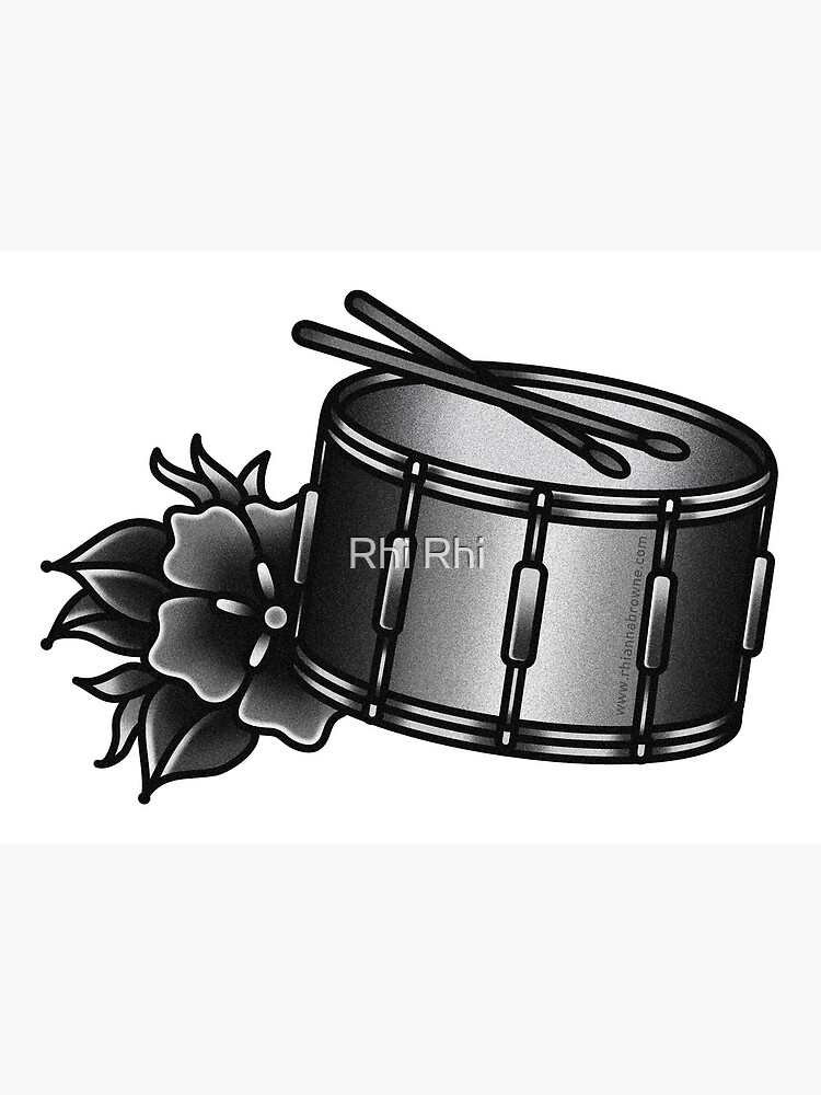 Snare Drum Tattoo by elmi23 on DeviantArt