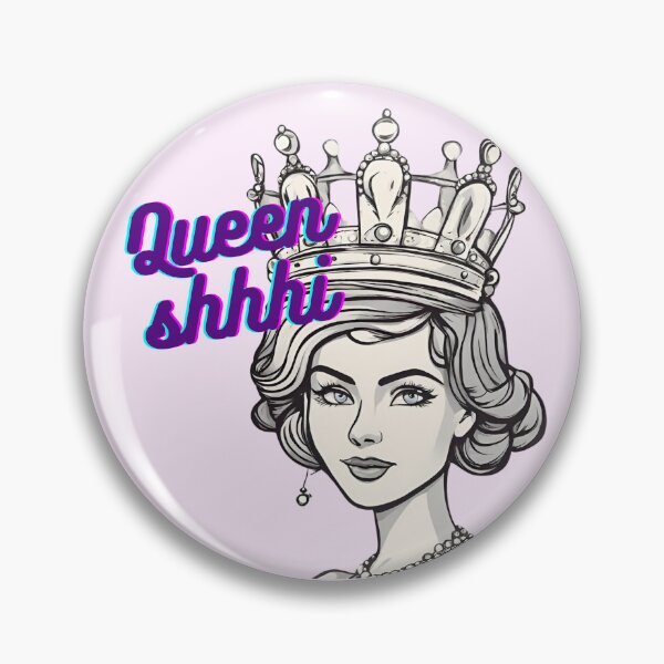Item preview, Queen Shhhi Inspirational Sticker designed and sold by Raat-Ki-Rani.