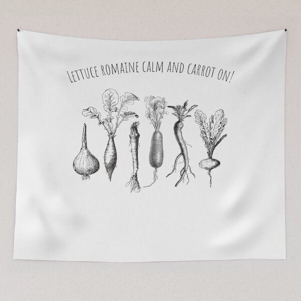 Item preview, Vegetable Puns || Lettuce romaine calm and carrot on! designed and sold by MarElfArtelier.