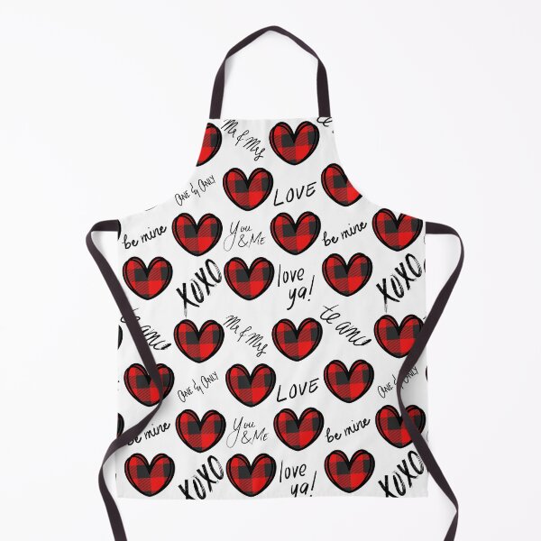 Item preview, XOXO and Hearts Repeating Red and Black Flannel Pattern - Valentine's Day Holiday Gifts designed and sold by CoffeeJoeMugs.